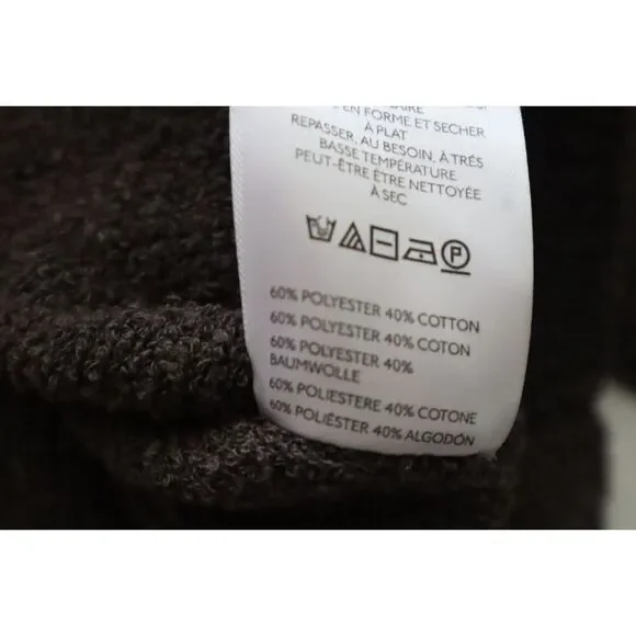 Free People OB2127408 Women's Sz XS Chocolate Brown Sydney Shrunken Cardigan - Picture 4 of 8